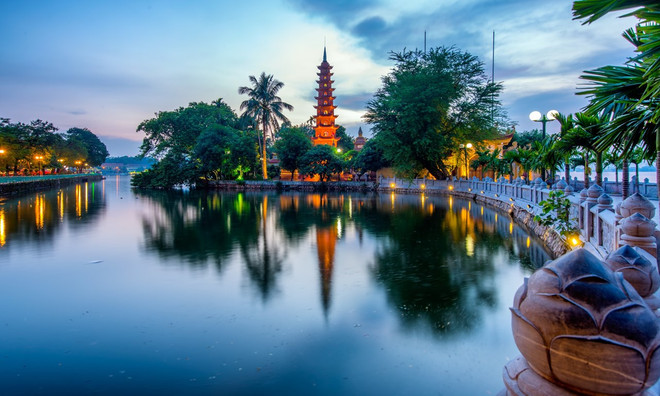 Pagoda Tran Quoc, milenario sitio sagrado en Hanoi ảnh 1 Pagoda Tran Quoc, milenario sitio sagrado en Hanoi ảnh 1