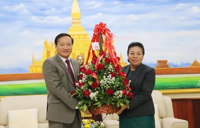 Saluda Vietnam aniversario de la fundación del Partido Revolucionario Popular de Laos ảnh 1 Saluda Vietnam aniversario de la fundación del Partido Revolucionario Popular de Laos ảnh 1