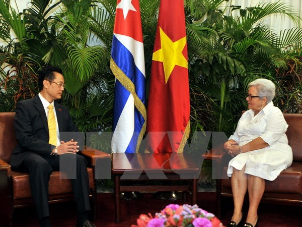 Vicepresidenta cubana confía en desarrollo de lazos tradicionales con Vietnam ảnh 1 Vicepresidenta cubana confía en desarrollo de lazos tradicionales con Vietnam ảnh 1