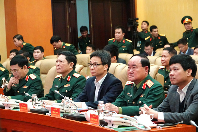 Realiza Ministerio de Defensa de Vietnam mayor ensayo de prevención de COVID-19 ảnh 1 Realiza Ministerio de Defensa de Vietnam mayor ensayo de prevención de COVID-19 ảnh 1