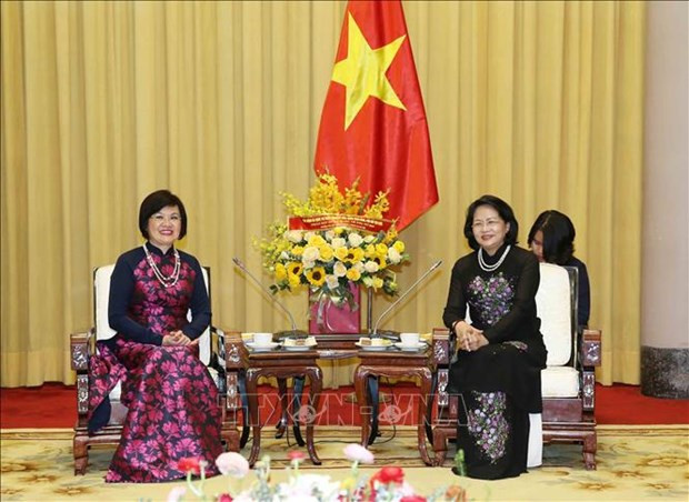 Elogia vicepresidenta de Vietnam actividades del Grupo de Mujeres de Comunidad de ASEAN ảnh 1 Elogia vicepresidenta de Vietnam actividades del Grupo de Mujeres de Comunidad de ASEAN ảnh 1
