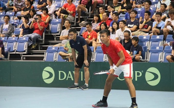 Participa la selección de tenis vietnamita en ronda de play-off de la Copa Davis ảnh 1  Participa la selección de tenis vietnamita en ronda de play-off de la Copa Davis ảnh 1