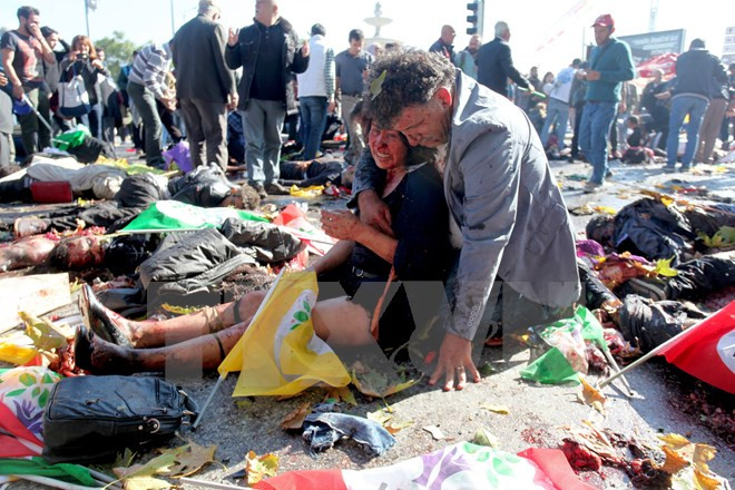 Condena fuertemente Vietnam ataque con bombas en Ankara ảnh 1 Condena fuertemente Vietnam ataque con bombas en Ankara ảnh 1