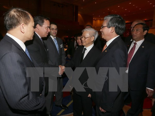 Líder partidista se reúne con comunidad vietnamita en Estados Unidos ảnh 1 Líder partidista se reúne con comunidad vietnamita en Estados Unidos ảnh 1