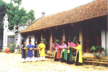 Promueve provincia vietnamita conservación del canto Trong Quan de la aldea Duc Bac ảnh 1 Promueve provincia vietnamita conservación del canto Trong Quan de la aldea Duc Bac ảnh 1