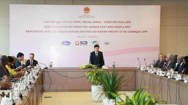 Aspira Vietnam a ampliar cooperación con países de Medio Oriente y África ảnh 1