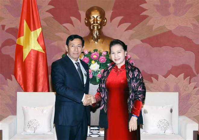 Presidenta del Parlamento de Vietnam aboga por robustecimiento de nexos con Myanmar ảnh 1