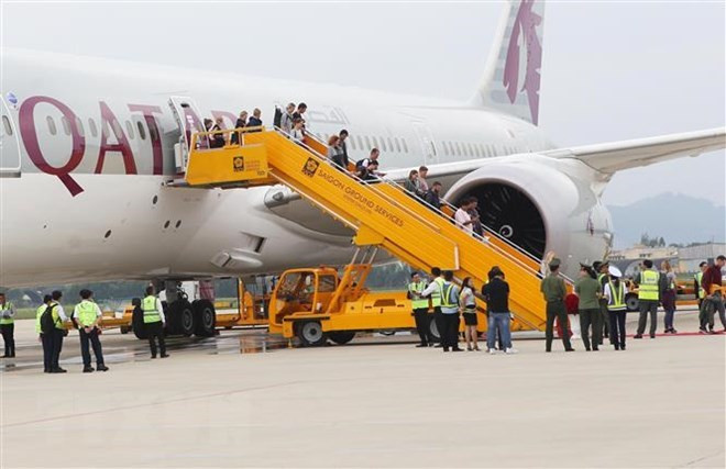  Qatar Airways realiza primer vuelo a la ciudad vietnamita de Da Nang ảnh 1