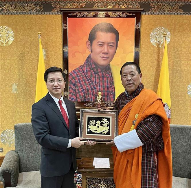 Bután desea fomentar cooperación multifacética con Vietnam ảnh 1 Bután desea fomentar cooperación multifacética con Vietnam ảnh 1