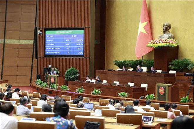 Parlamento vietnamita concluye el día 18 de trabajo de su quinto periodo de sesiones ảnh 1 Parlamento vietnamita concluye el día 18 de trabajo de su quinto periodo de sesiones ảnh 1