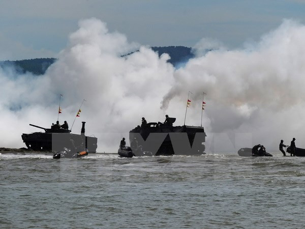 Inauguran en Brunei primera maniobra de seguridad marítima de ADMM+ ảnh 1