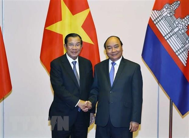 Inicia primer ministro de Camboya visita oficial a Vietnam ảnh 1 Inicia primer ministro de Camboya visita oficial a Vietnam ảnh 1