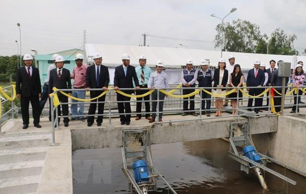 Inauguran planta de tratamiento de aguas residuales en ciudad vietnamita de Long Xuyen ảnh 1 Inauguran planta de tratamiento de aguas residuales en ciudad vietnamita de Long Xuyen ảnh 1