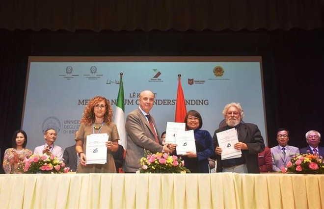 Celebran Vietnam e Italia Foro de Educación Universitaria ảnh 1 Celebran Vietnam e Italia Foro de Educación Universitaria ảnh 1