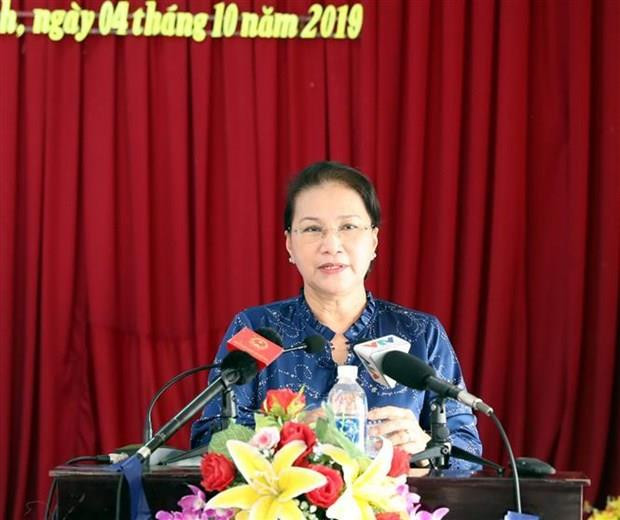 Contacta Presidenta del Parlamento de Vietnam con electores de Can Tho ảnh 1 Contacta Presidenta del Parlamento de Vietnam con electores de Can Tho ảnh 1