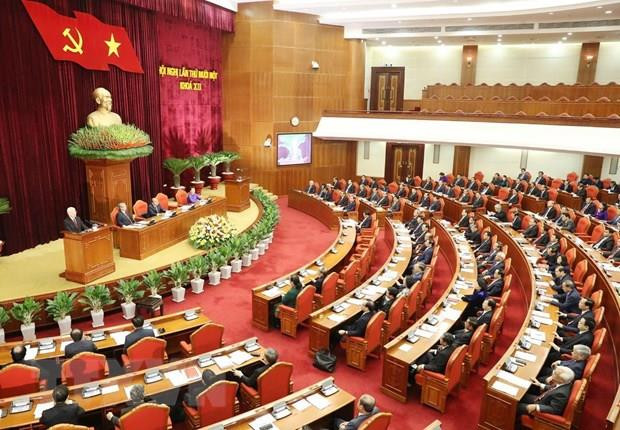 Continúa el XI pleno del Comité Central del PCV con debates sobre estrategias socioeconómicas ảnh 1 Continúa el XI pleno del Comité Central del PCV con debates sobre estrategias socioeconómicas ảnh 1