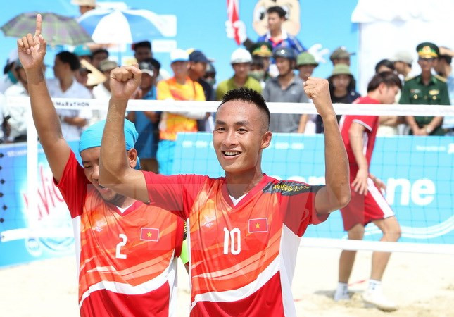 Vietnam obtiene tres oros en el día inicial de Juegos Asiáticos de Playa ảnh 1 Vietnam obtiene tres oros en el día inicial de Juegos Asiáticos de Playa ảnh 1