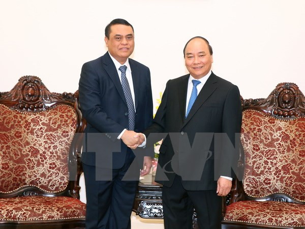 Premier de Vietnam recibe al subcomandante de Policía de Indonesia ảnh 1 Premier de Vietnam recibe al subcomandante de Policía de Indonesia ảnh 1