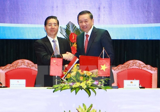 Órganos de seguridad pública de Vietnam y China fortalecen cooperación ảnh 1 Órganos de seguridad pública de Vietnam y China fortalecen cooperación ảnh 1