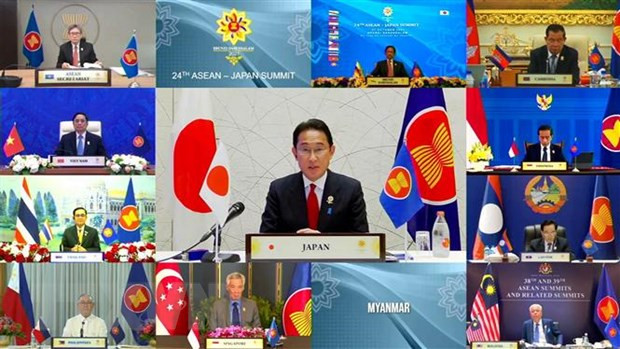 Cumbre ASEAN-Japón debatirá temas regionales e internacionales de interés mutuo ảnh 1 Cumbre ASEAN-Japón debatirá temas regionales e internacionales de interés mutuo ảnh 1