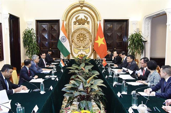 Vietnam y la India efectúan duodécima consulta política y noveno diálogo estratégico ảnh 1