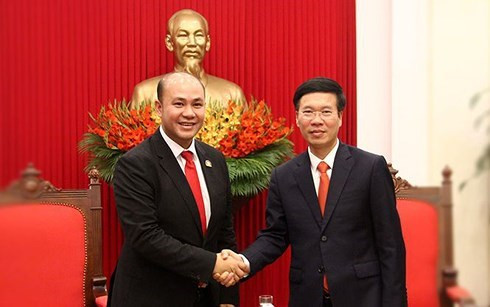 Federaciones juveniles de Vietnam y Camboya profundizan cooperación ảnh 1 Federaciones juveniles de Vietnam y Camboya profundizan cooperación ảnh 1