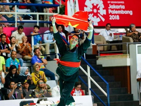 Deportistas vietnamitas enorgullecen a su país en los juegos continentales ảnh 1 Deportistas vietnamitas enorgullecen a su país en los juegos continentales ảnh 1