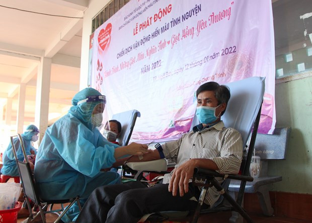 Provincia vietnamita lanza campañas de donación de sangre en ocasión de Tet ảnh 1 Provincia vietnamita lanza campañas de donación de sangre en ocasión de Tet ảnh 1