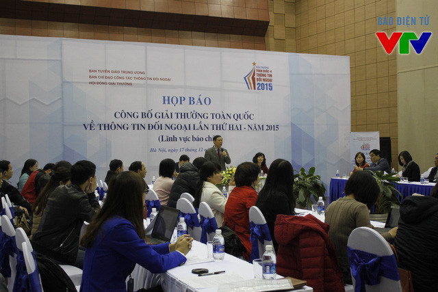 Comunicado sobre segunda edición del premio nacional de informaciones al exterior ảnh 1 Comunicado sobre segunda edición del premio nacional de informaciones al exterior ảnh 1