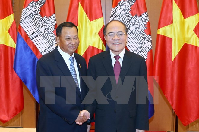 Concluye presidente de Senado cambodiano visita a Vietnam ảnh 1 Concluye presidente de Senado cambodiano visita a Vietnam ảnh 1