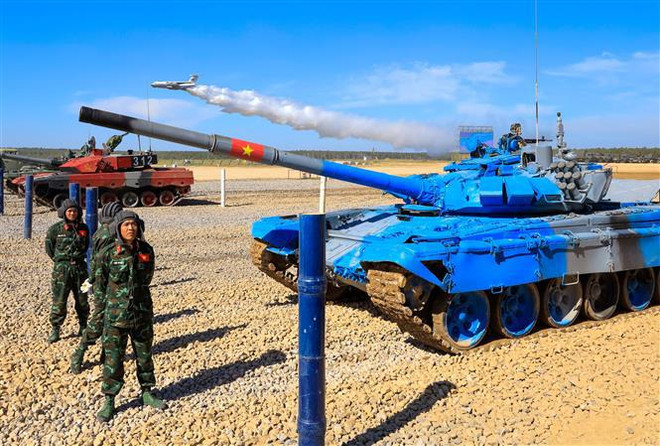 Alcanza equipo de tanque de Vietnam resultado alentador en semifinales de Army Games ảnh 2 Alcanza equipo de tanque de Vietnam resultado alentador en semifinales de Army Games ảnh 2