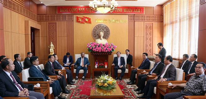 Quang Nam fortalece cooperación con provincia laosiana de Attapeu ảnh 1 Quang Nam fortalece cooperación con provincia laosiana de Attapeu ảnh 1