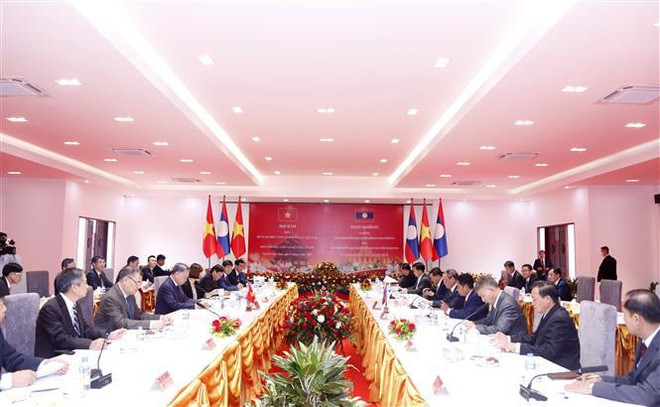 Ministro de Seguridad Pública de Vietnam se reúne con dirigentes de Laos ảnh 2 Ministro de Seguridad Pública de Vietnam se reúne con dirigentes de Laos ảnh 2