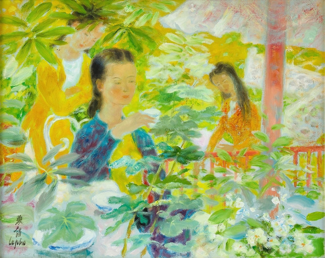 Obra de pintor vietnamita regresa a sala de subastas internacionales ảnh 1 Obra de pintor vietnamita regresa a sala de subastas internacionales ảnh 1