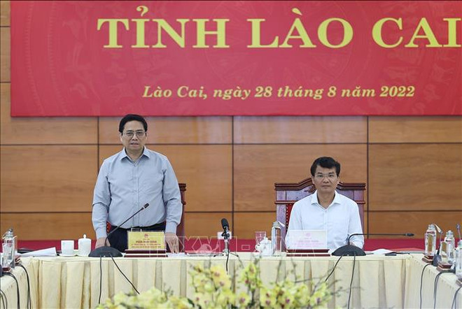 Primer ministro de Vietnam realiza gira de trabajo por provincia de Lao Cai ảnh 1  Primer ministro de Vietnam realiza gira de trabajo por provincia de Lao Cai ảnh 1
