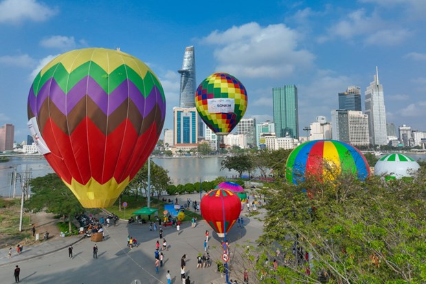 Ciudad Ho Chi Minh celebrará espectáculo de globos aerostáticos con motivo del Día Nacional ảnh 1 Ciudad Ho Chi Minh celebrará espectáculo de globos aerostáticos con motivo del Día Nacional ảnh 1