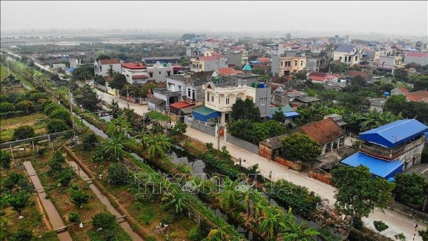 Localidad vietnamita empeñada en impulsar construcción de nueva ruralidad ảnh 1 Localidad vietnamita empeñada en impulsar construcción de nueva ruralidad ảnh 1