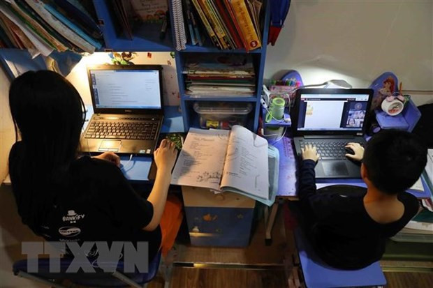 Vietnam por impulsar clases virtuales ante complejización de epidemia ảnh 1