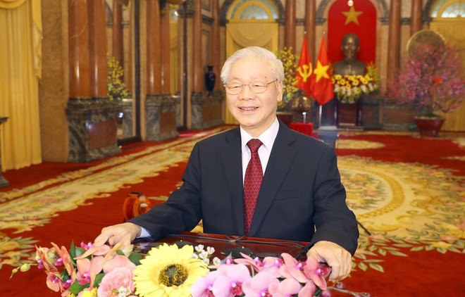 Máximo dirigente de Vietnam resalta determinación del país hacia nueva etapa de desarrollo ảnh 1 Máximo dirigente de Vietnam resalta determinación del país hacia nueva etapa de desarrollo ảnh 1