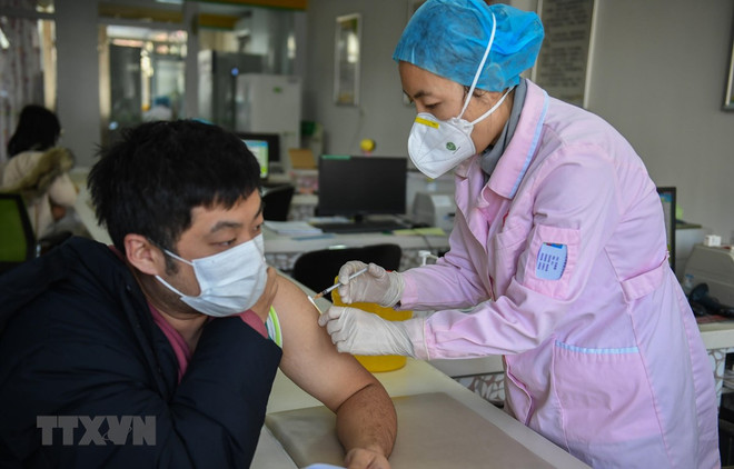 Camboya se prepara para vacunar a fuerzas en primera línea de lucha antiepidémica ảnh 1