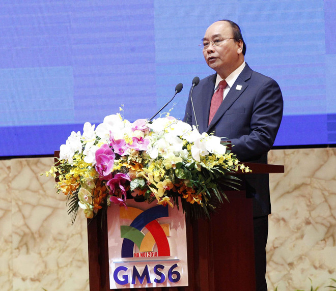 Premier vietnamita copreside plenario de Cumbre de Negocios de GMS ảnh 1 Premier vietnamita copreside plenario de Cumbre de Negocios de GMS ảnh 1