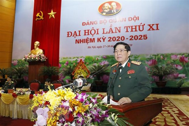 Clausuran la Asamblea partidista del Ejército Popular de Vietnam ảnh 1 Clausuran la Asamblea partidista del Ejército Popular de Vietnam ảnh 1