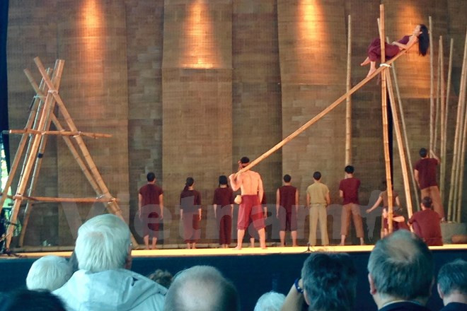 Organizan concurso de artes circenses entre Vietnam, Laos y Cambodia ảnh 1 Organizan concurso de artes circenses entre Vietnam, Laos y Cambodia ảnh 1