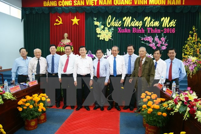 Presidente vietnamita visita comunidades en provincias sureñas ảnh 1