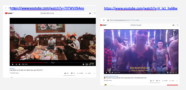 Detectan severas violaciones de YouTube en Vietnam ảnh 3 Detectan severas violaciones de YouTube en Vietnam ảnh 3