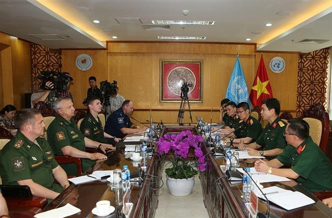 [Foto] Vietnam reitera compromiso de contribuir a la paz mundial ảnh 1