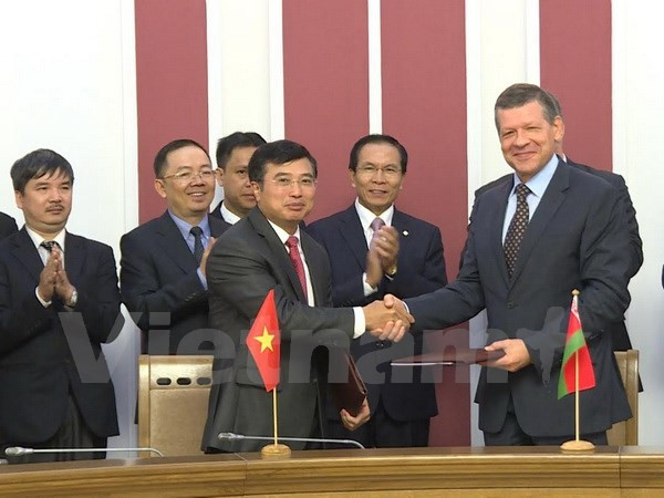 Vietnam y Belarús dan pasos en ampliación de vínculos ảnh 1 Vietnam y Belarús dan pasos en ampliación de vínculos ảnh 1