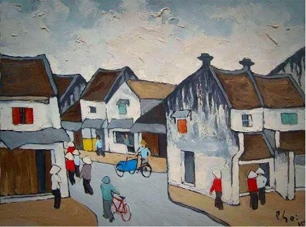 Renueva tecnología moderna experiencias de pinturas icónicas sobre Hanoi ảnh 1 Renueva tecnología moderna experiencias de pinturas icónicas sobre Hanoi ảnh 1