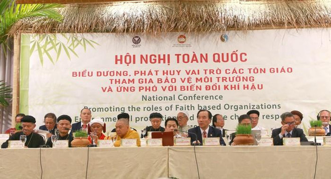 Reconocen papel de comunidades religiosas de Vietnam en enfrentamiento al cambio climático ảnh 1 Reconocen papel de comunidades religiosas de Vietnam en enfrentamiento al cambio climático ảnh 1