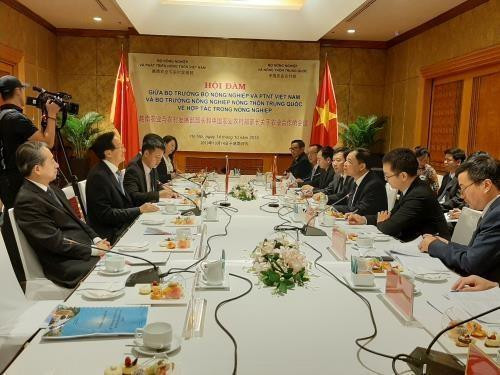 Agilizan Vietnam y China la cooperación en agricultura ảnh 1 Agilizan Vietnam y China la cooperación en agricultura ảnh 1